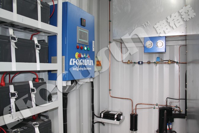 Containerized Solar Powered Cold Room Storage Containers for and 5ton Cooling Capacity