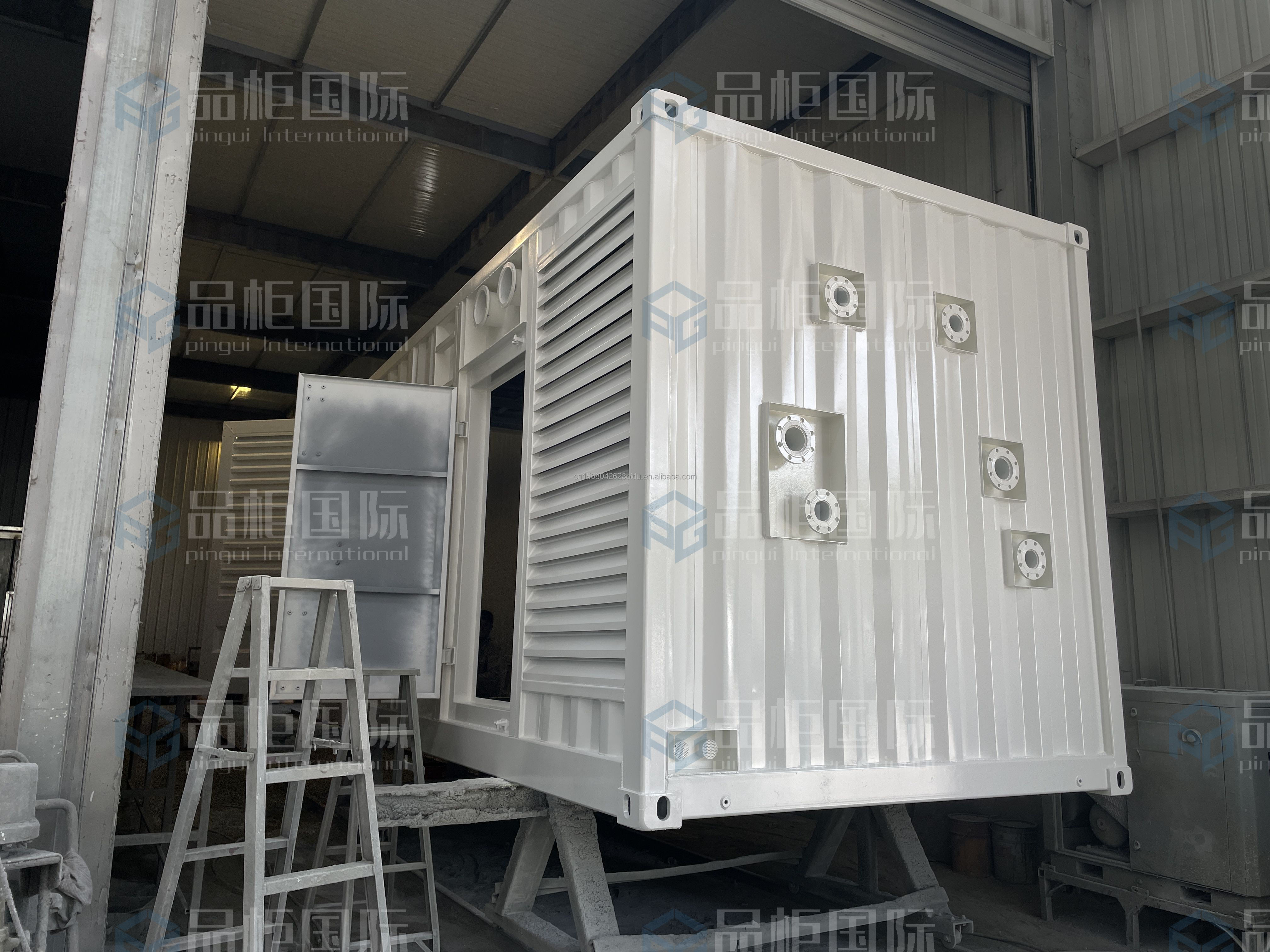 20ft Environment-Friendly Shipping Container Special Equipment Battery Storage Box Luxary Style Prefab Houses Product