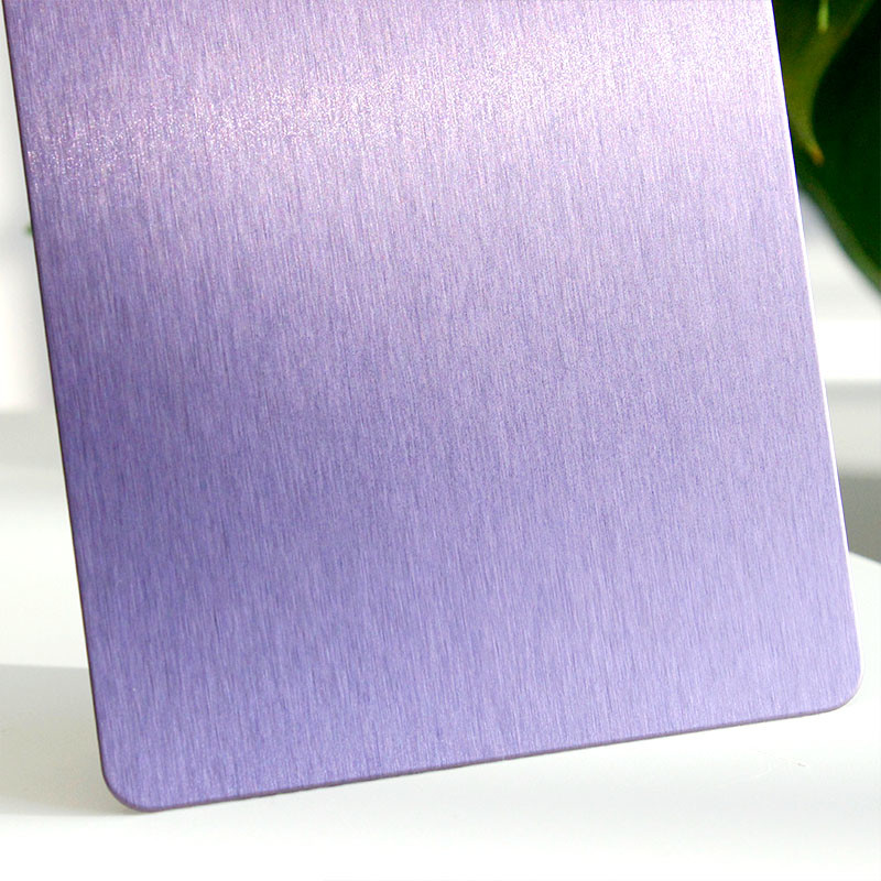 No.4 Brushed Stainless Steel Sheet 304 Grade Corrosion Resistant