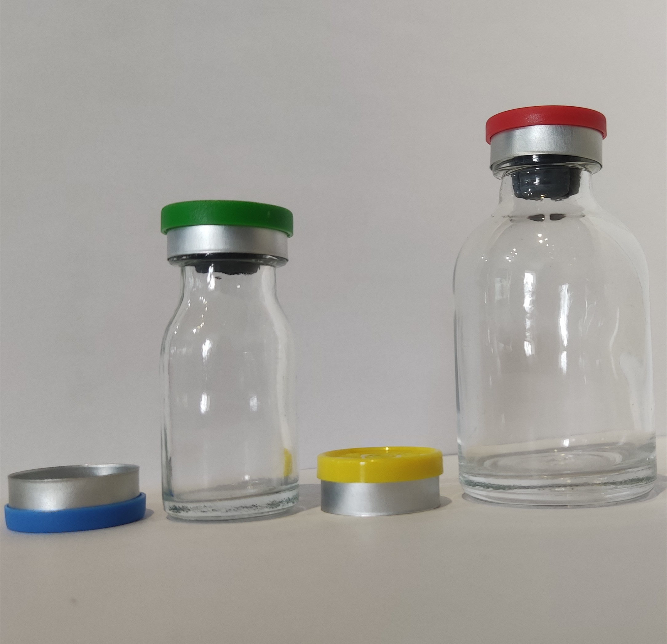 20ml Transparent Molded Glass Vial Hot Stamping Chemistry Reagent Bottle