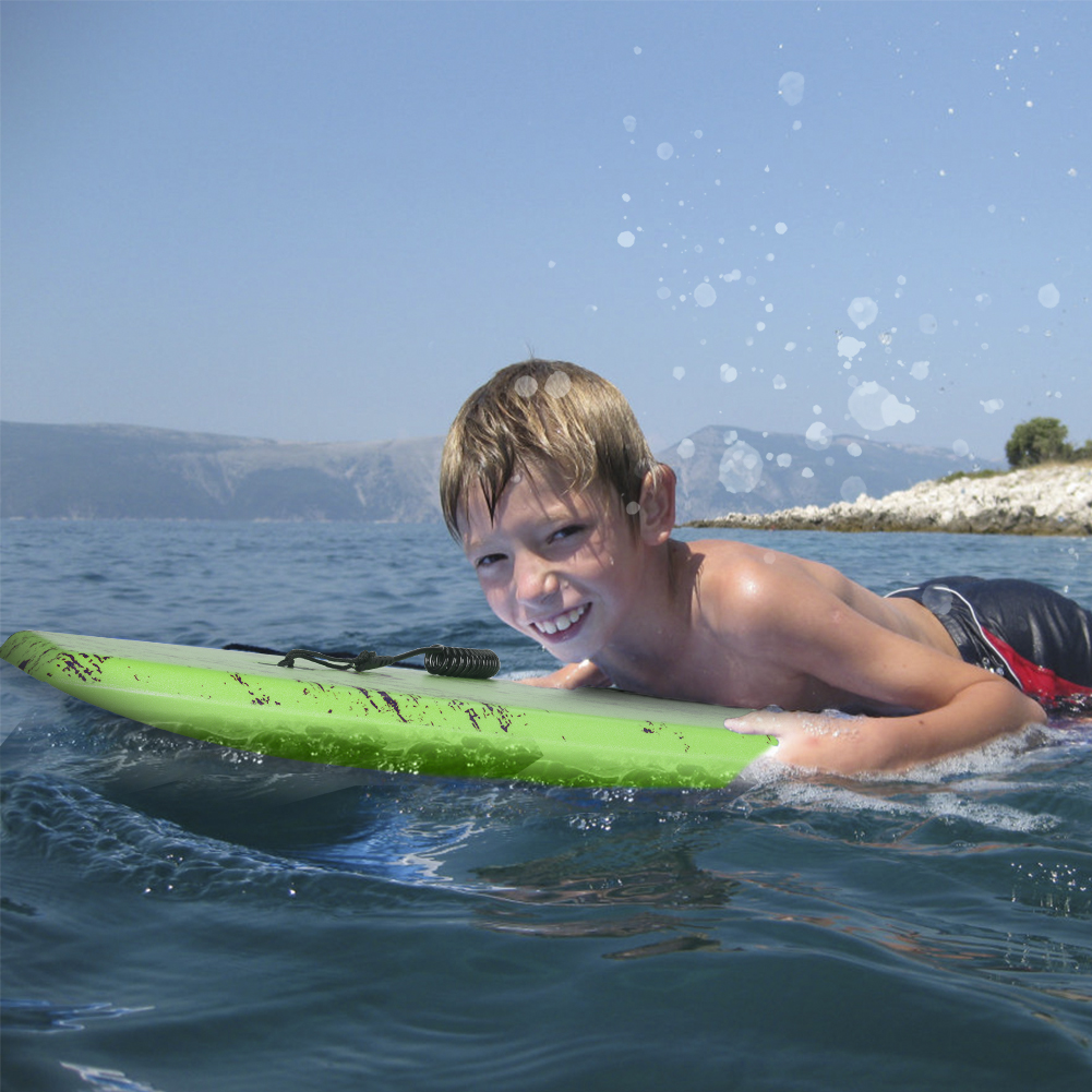 41 Inch HDPE Foam Surfboard Surfing Board EPS Bodyboard Board for Kids Weighs 1.62lbs
