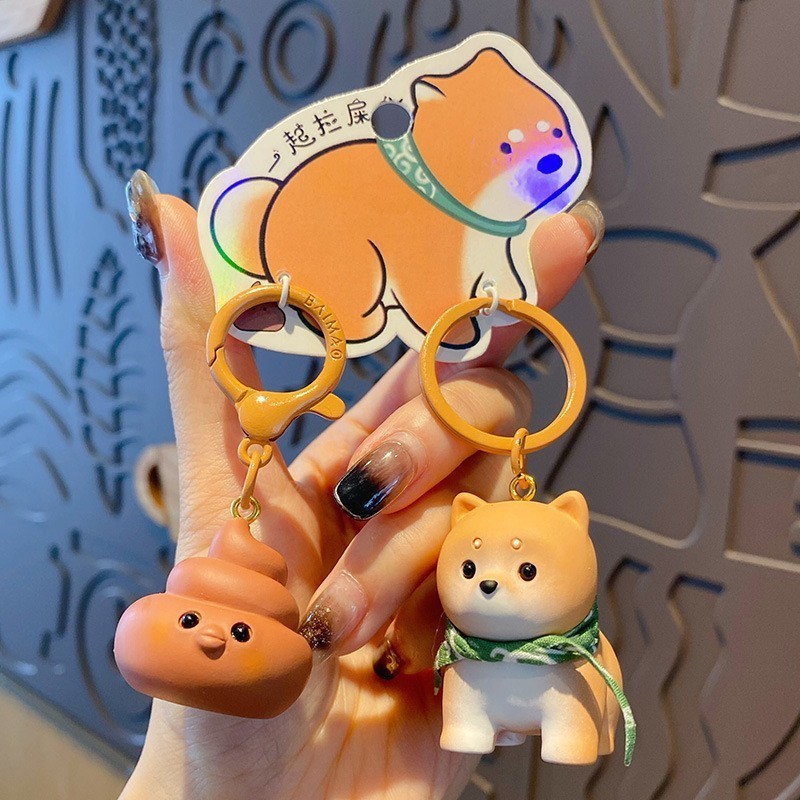Mini Cartoon Keychain Soft Silicone Material for Kid Party Favors and Goodie Bags