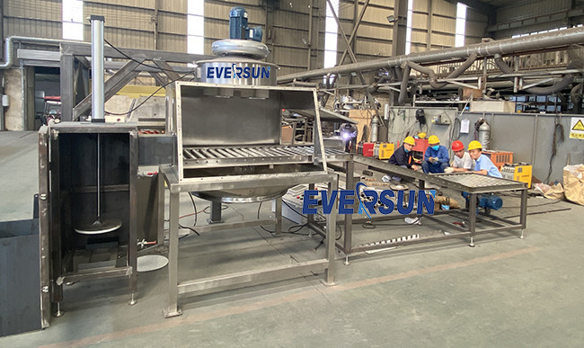 Full Automatic Bag Dump Station With Roller Conveyor For Bulk Bags Material