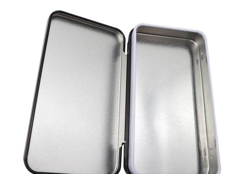Food Grade Smoking Items Rectangular Small Iron Box Tobacco Sealed Tin Can