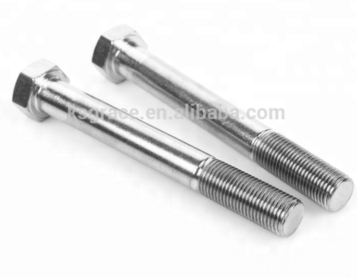 INCH Partial Thread Hex Head Screw Grade 5 Zinc Finish Hex Screw