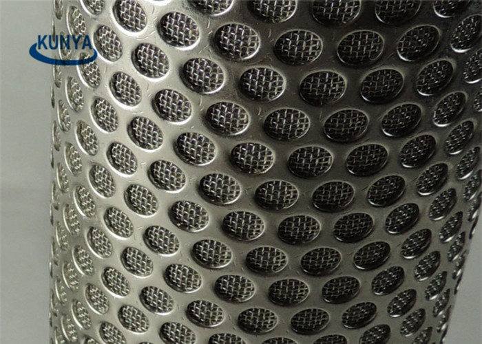 304 316 Mesh Water Purifier Stainless Steel Filter Element Threaded Interface