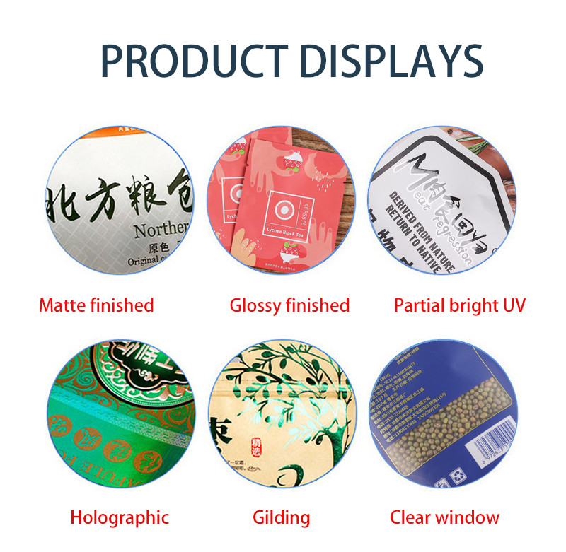 Self-Standing Zipper-Seal Food Packaging Bags For Convenient Storage And Portability