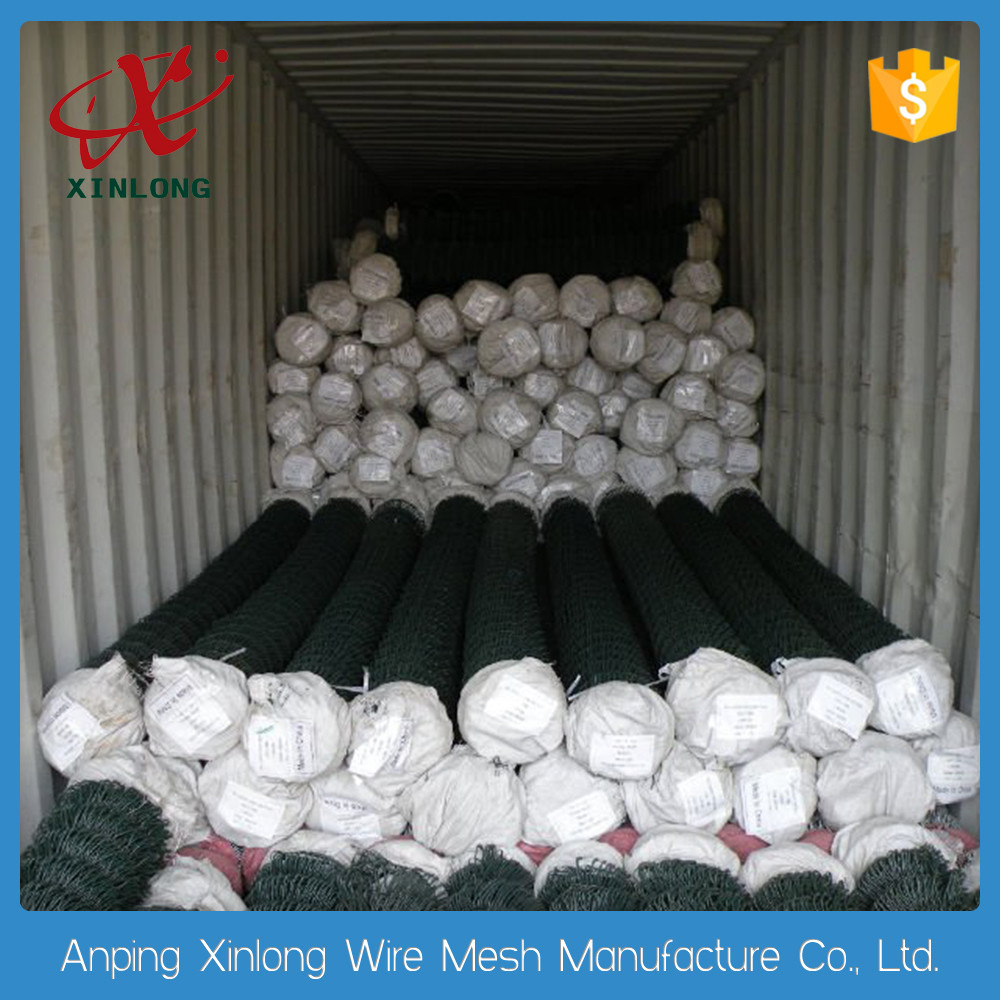 Multi Function Diamond Wire Netting , Chain Link Mesh Fence Twist / Knuckle