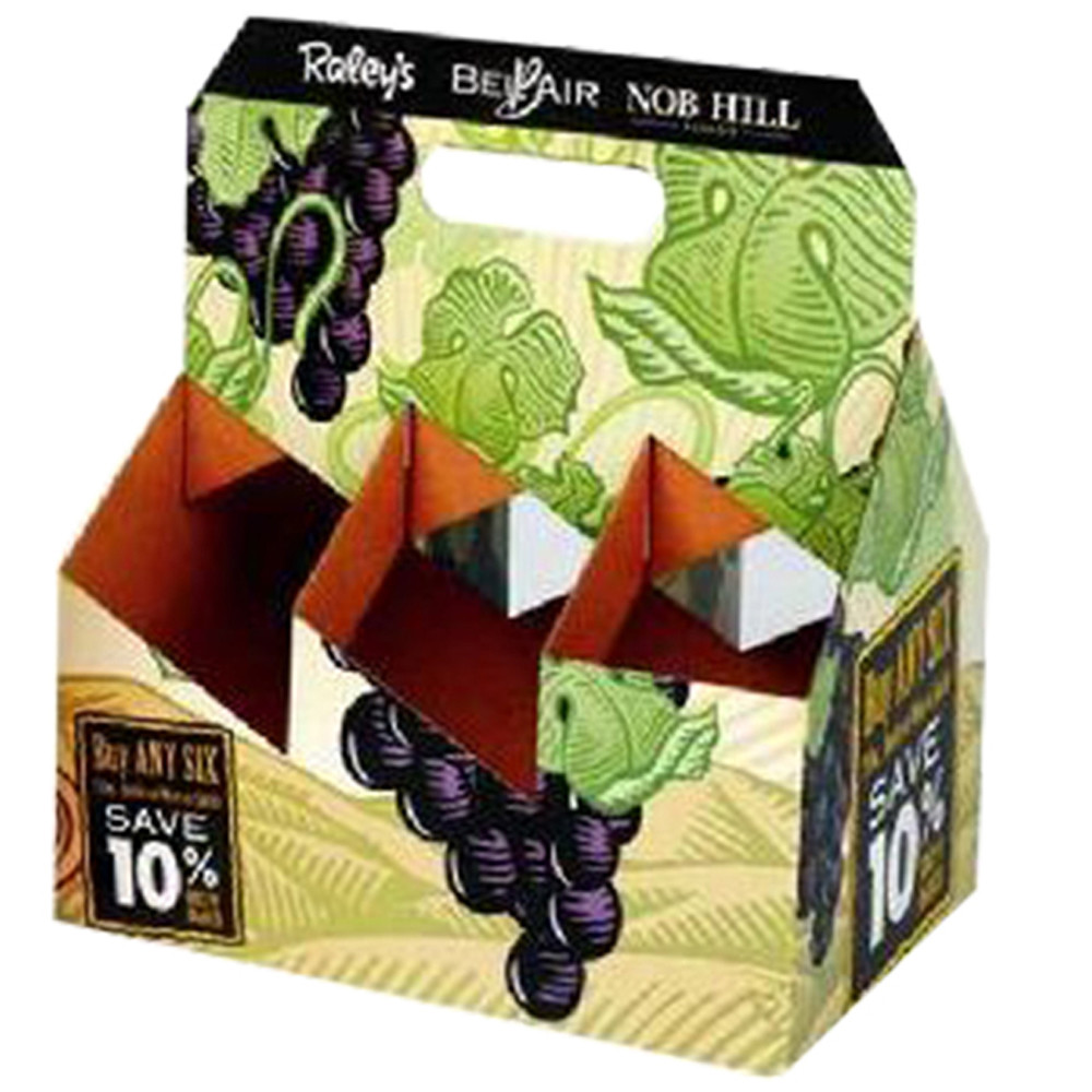 Recyclable Embossing Beer Bottle Paper Box With BC Flute Corrugated Pallet Packaging
