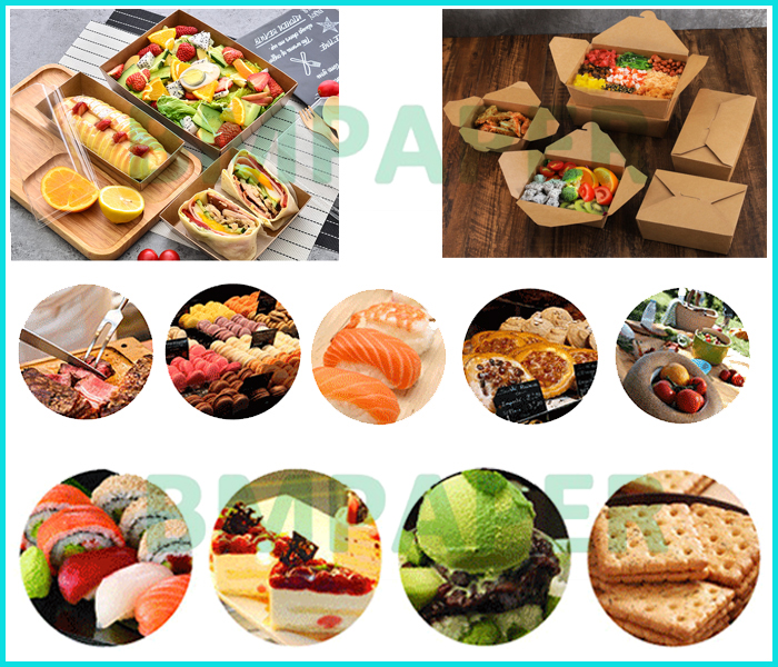 300gsm + 15g PE Coated Kraft Paper For Food Trays Good Stiffness 700 x 1000mm