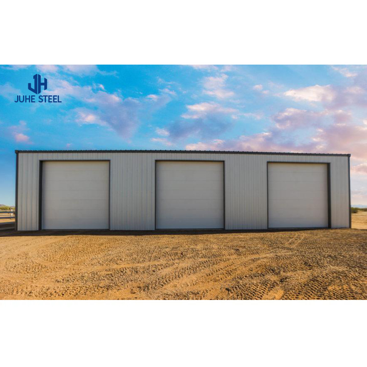 Portable Shelter Prefabricated Metal Car Canopy Garage with Solid H-shape Steel Beam