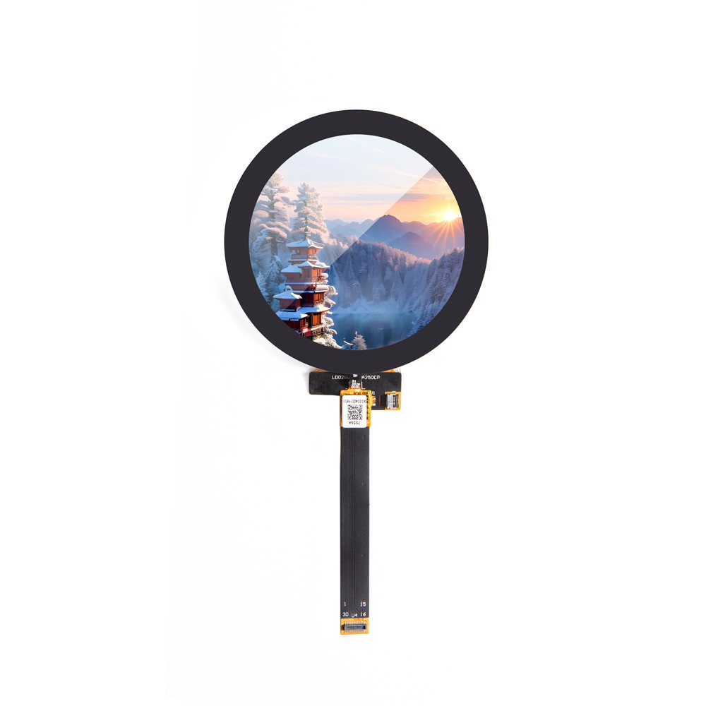 2.8-Inch 480x480 Round TFT LCD Display IPS Circular Capacitive Touch Screen RGB Interface