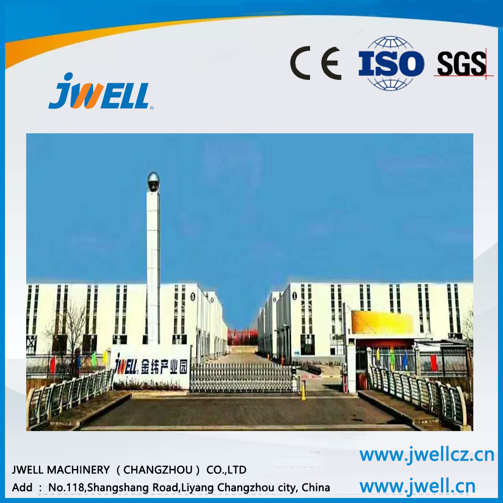 Jwell pvc ( WPC) fast loading board extrusion line for background panel