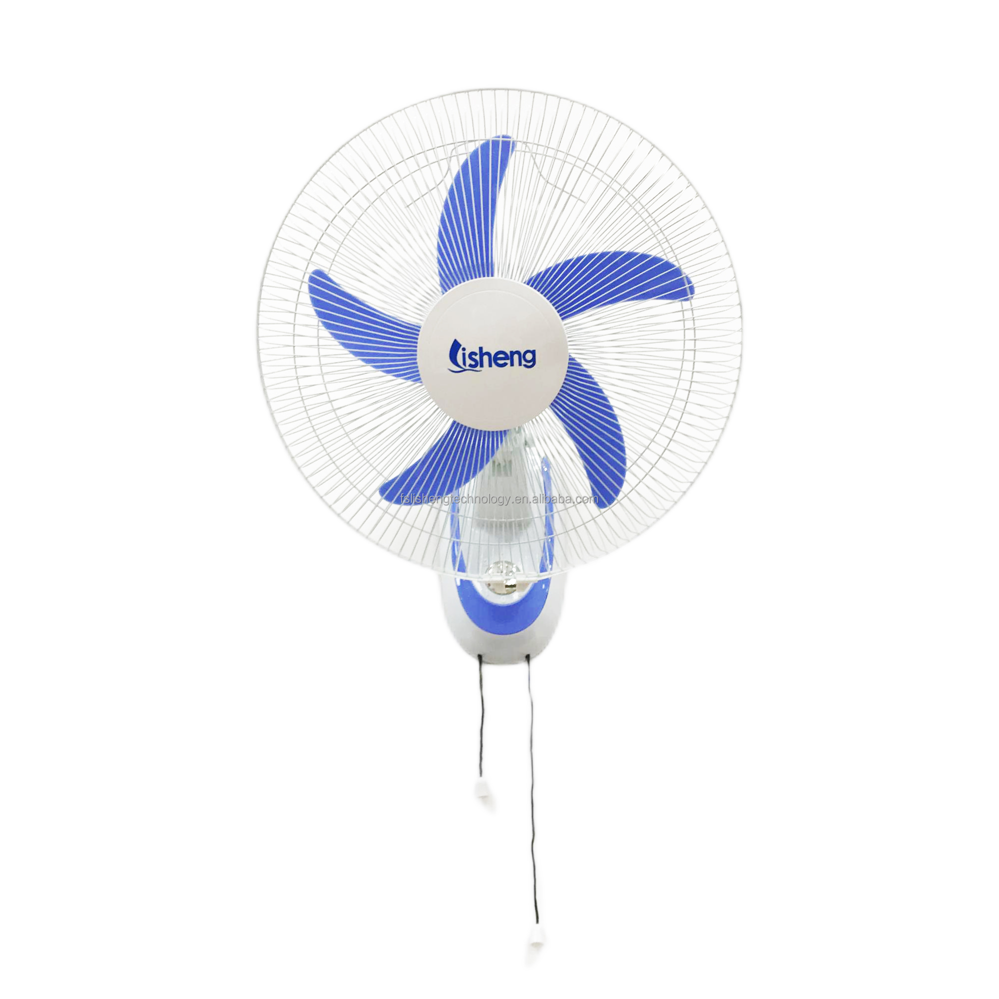 Custom OEM AC / DC Wall Mounted Cooling Fan 16 Inch With Lithium Battery And Remote Control