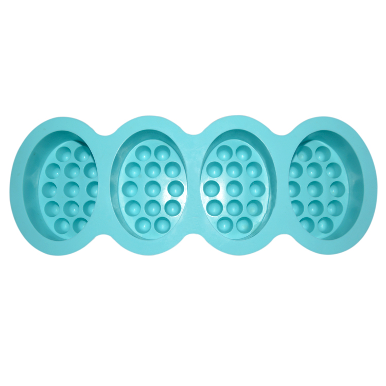 Diy Handmade Eco Friendly 4 Cavity Silicone Soap Molds Customized