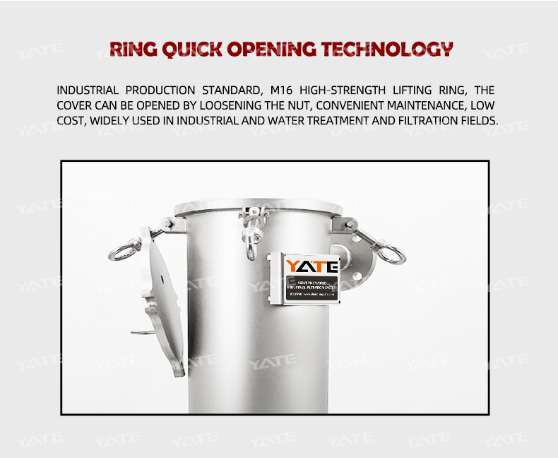 SS Duplex Bag Filter Housing For Wine Milk Filtration Machine