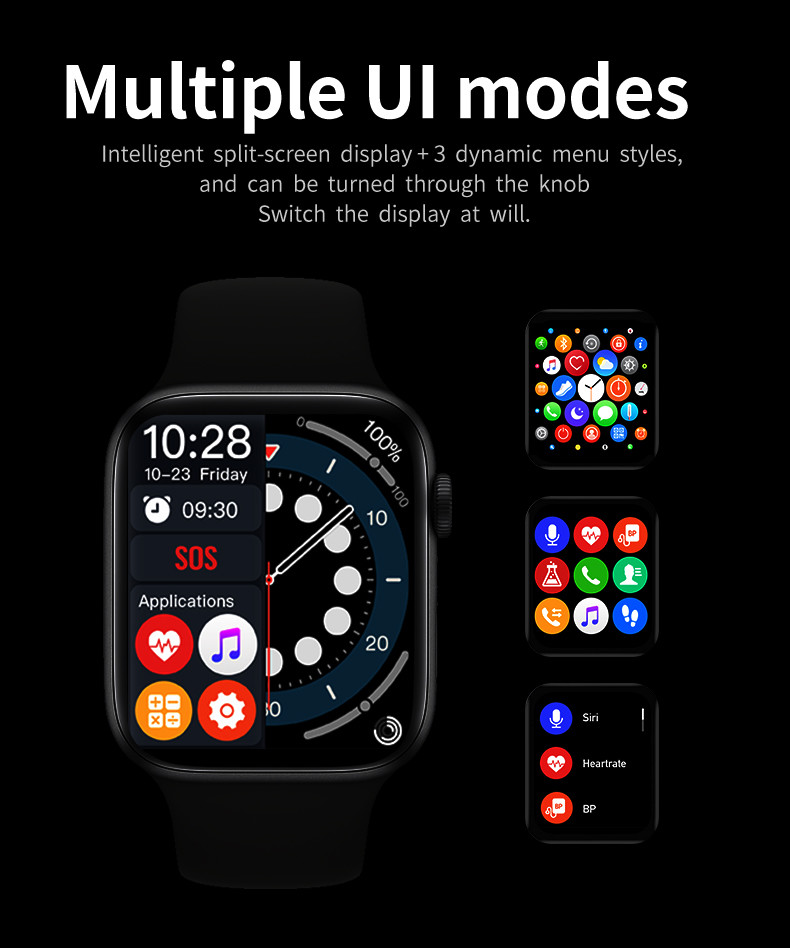 U98 Plus BT 5.0 Iwo5 Body Temperature Smartwatch Bluetooth Call