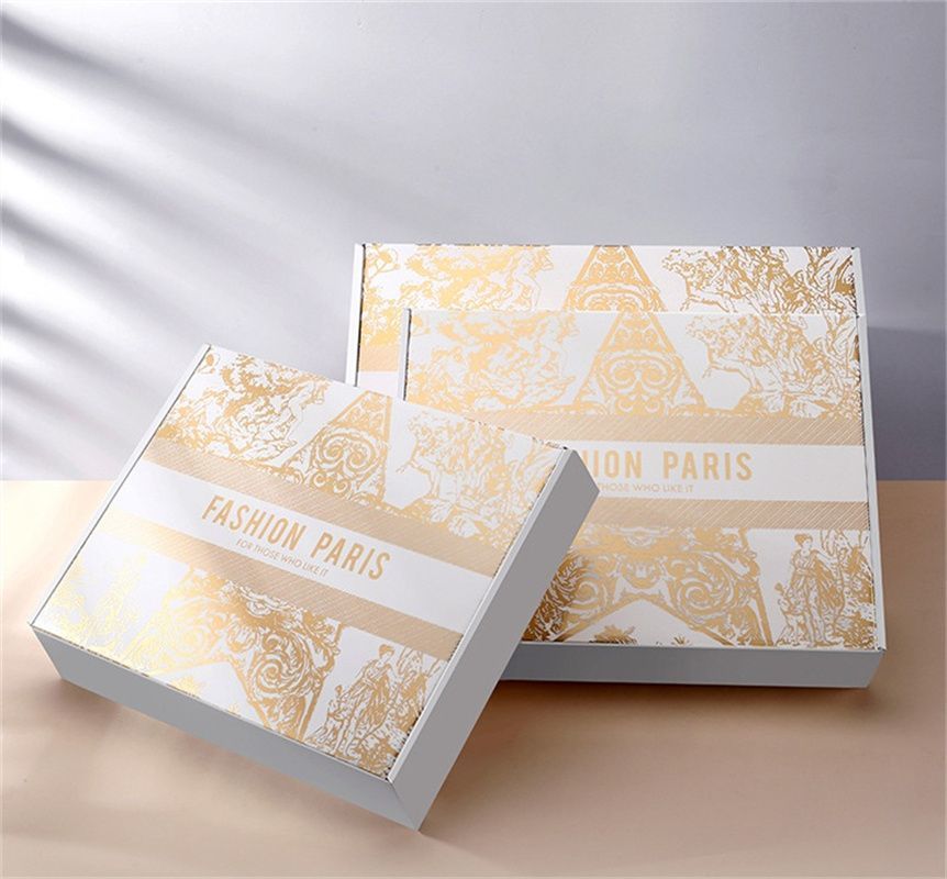 Custom Pink Clothes Jewelry Cosmetic Makeup Food Electronic Folding Mailer Corrugated Carton Woman Gift Box Storage Shipping Moving Packaging Packing Boxes