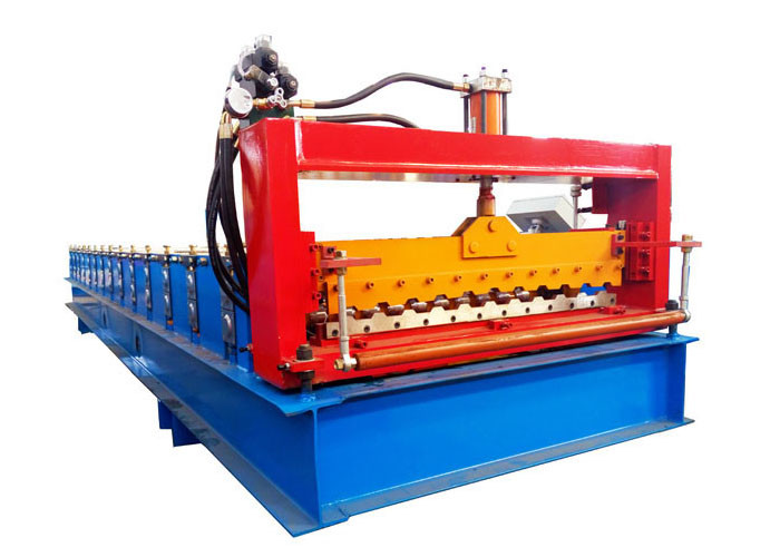 Weight 3.5 Tons Corrugated Sheet Roll Forming Machine Raw Material Thickness 0.3-0.8 MM
