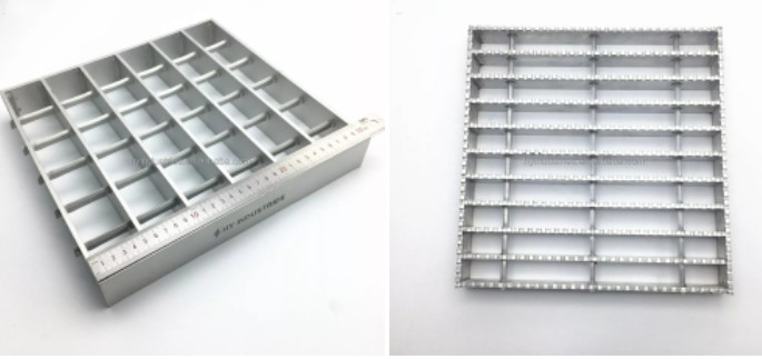 Light Weight Press Locked Grating Industrial I Bar Aluminum Alloy 6063 T6