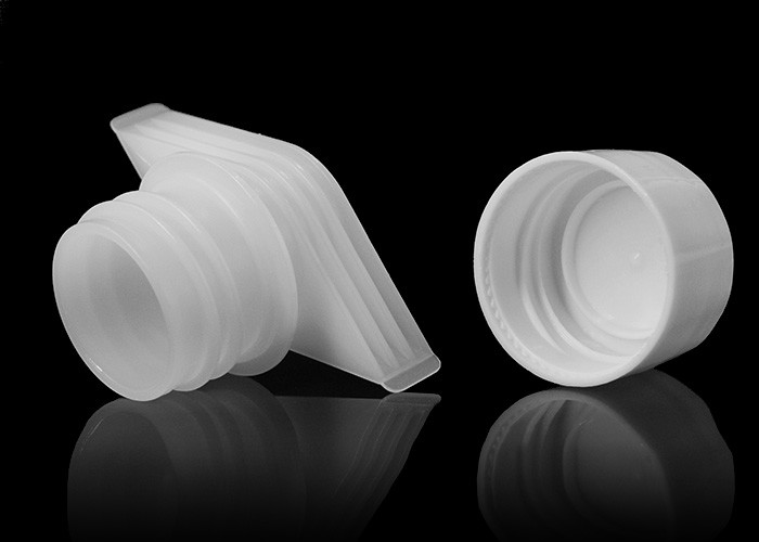 Tamper Evident Plastic Spout Caps Diameter 22mm For Medical Achohol Pouch