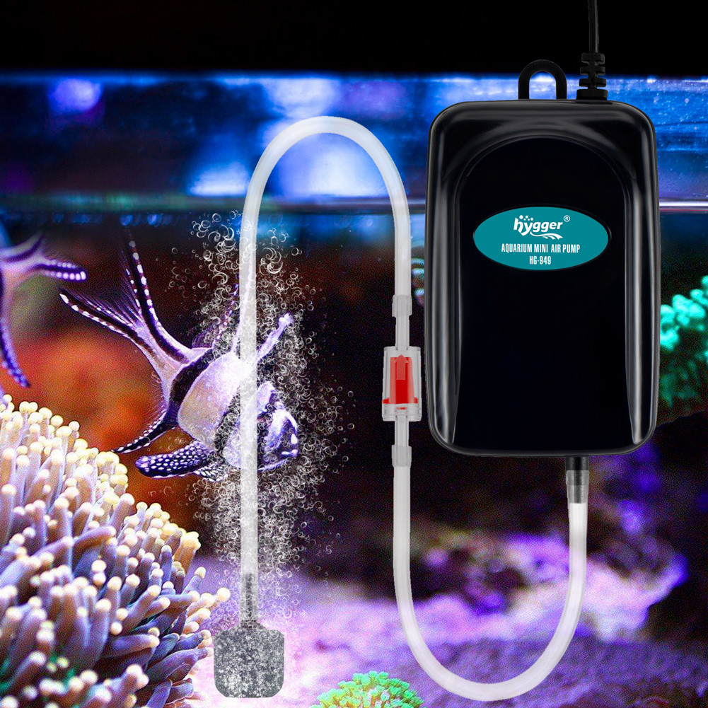 5W Adjustable Flow Aquarium Air Pump Oxygen Stable