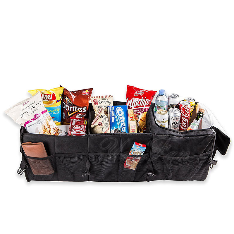 Premium Insulation Car Trunk Organizer with Cooler
