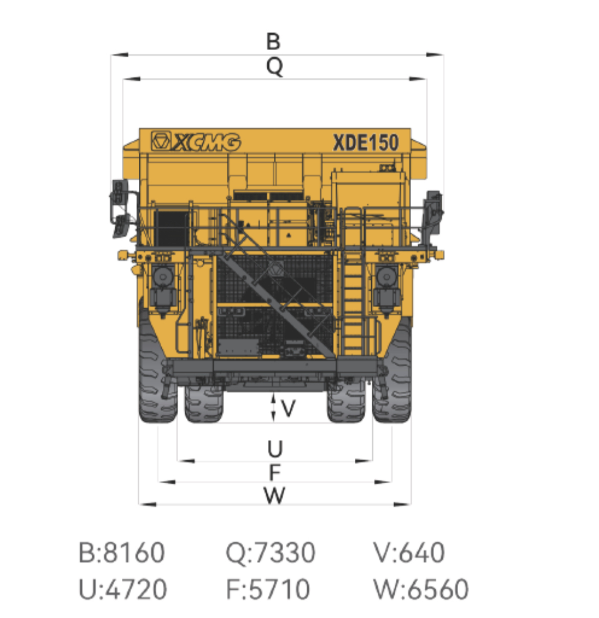 XDE150 DOUBLE AXLE RIGID MINING DUMP TRUCK FOR HEAVY-DUTY MINING OPERATION