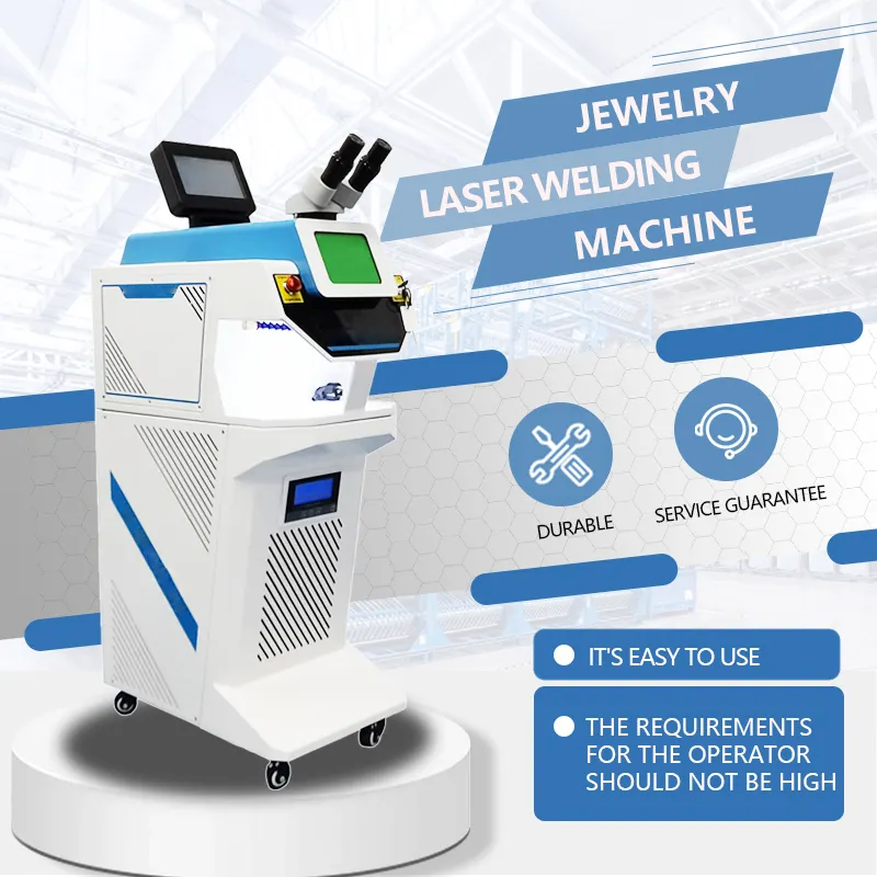 Adjustable Wavelength 200w 300w Gold Jewelry Laser Welding Machine for Dental Glasses and Jewelry in 2024