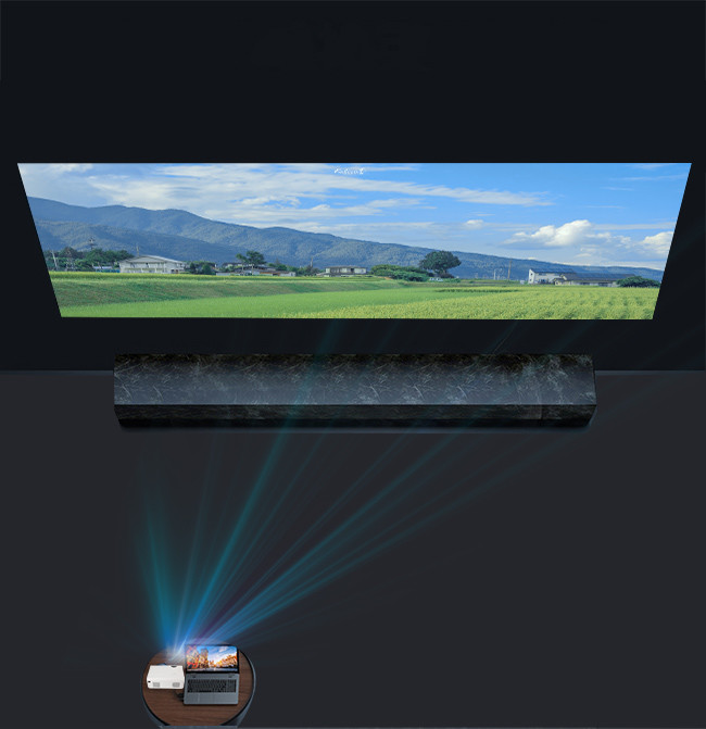 1920*1080P Portable LCD LED Mini Projector 200 ANSI Lumens Small Size Big Screen