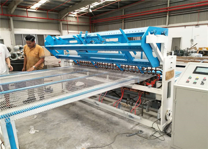 High Speed Automated Fence Panel Machine , Welded Mesh Machine 3-6mm 2.5meter Width