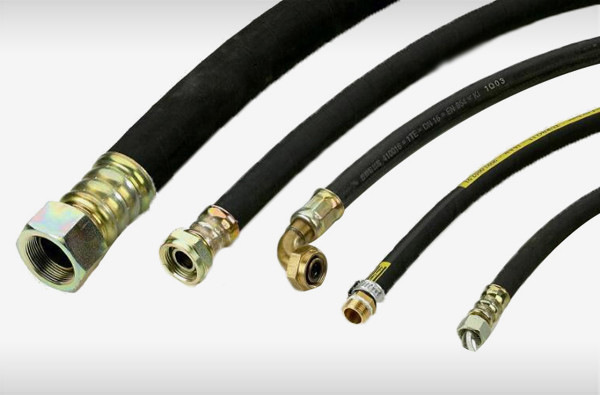 Cloth Rubber High Pressure Hydraulic Hose Oil Resistant Wire Braided Flexible Hose 1-100MPa