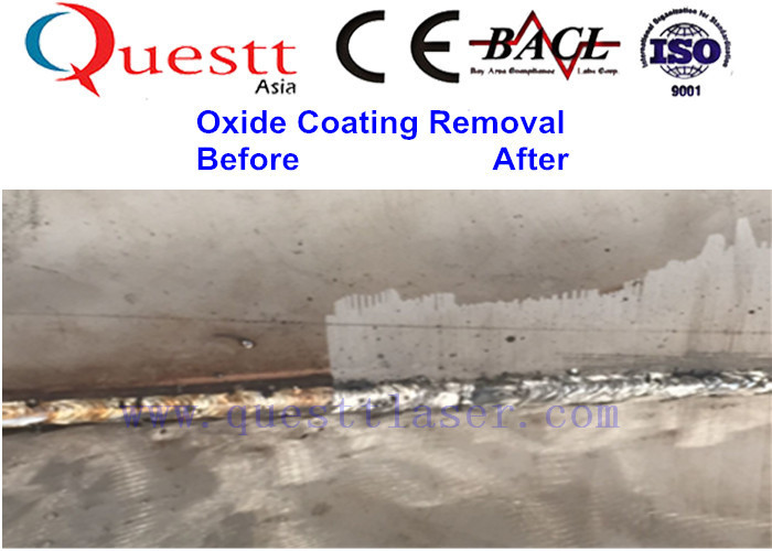 Oxide Coating 200W Fiber Laser Rust Removal Paint Glue Remover Machine 7m/Min Speed