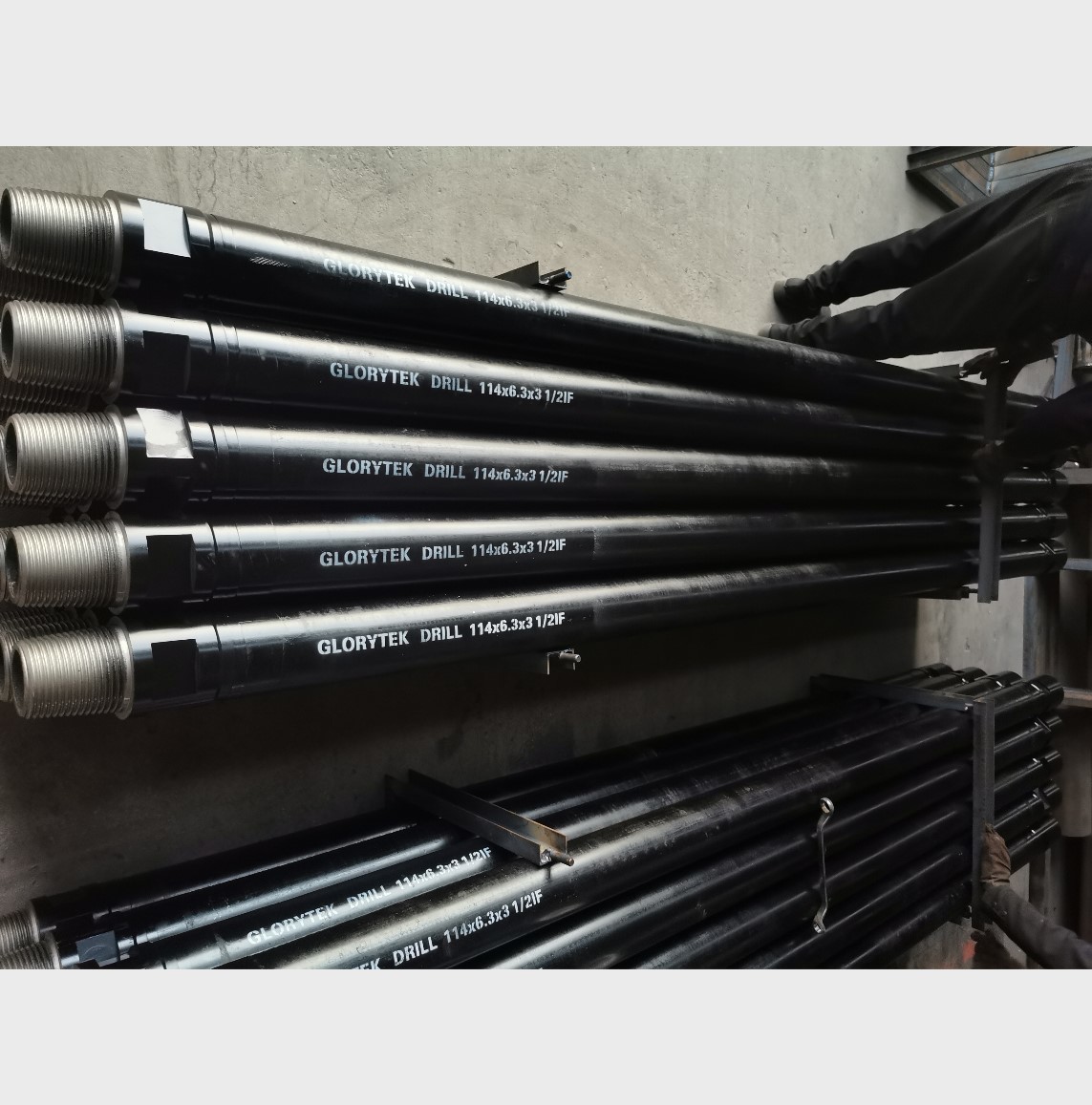 Dth Water Well Drill Rod 3-1/2" Api Standard Reg 114mm Od 4.5 Inch