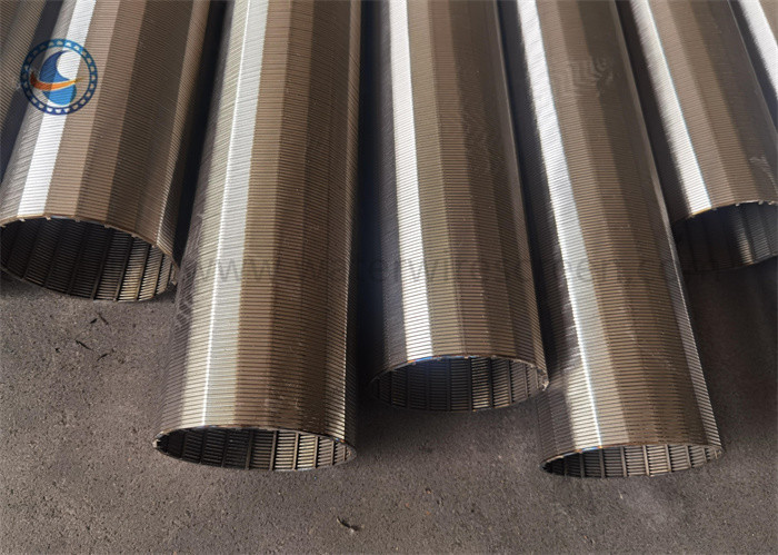 Stainless 316l Water Wire Screen Johnson Type Wraps Slot Filter Pipe
