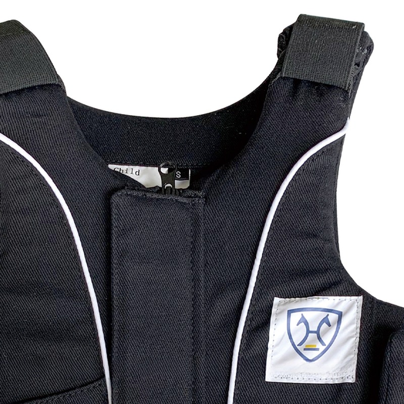 Equestrian Vest Black S-XL Horse Riding Body Protector Padded Jacket Outdoor Clothing