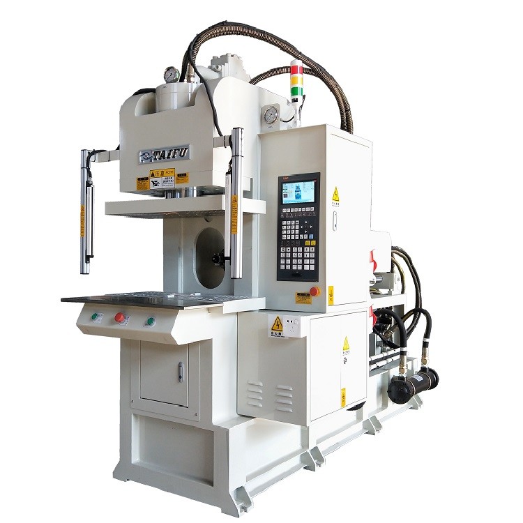 55 Ton Data Cables Injection Molding Machine With C Type White