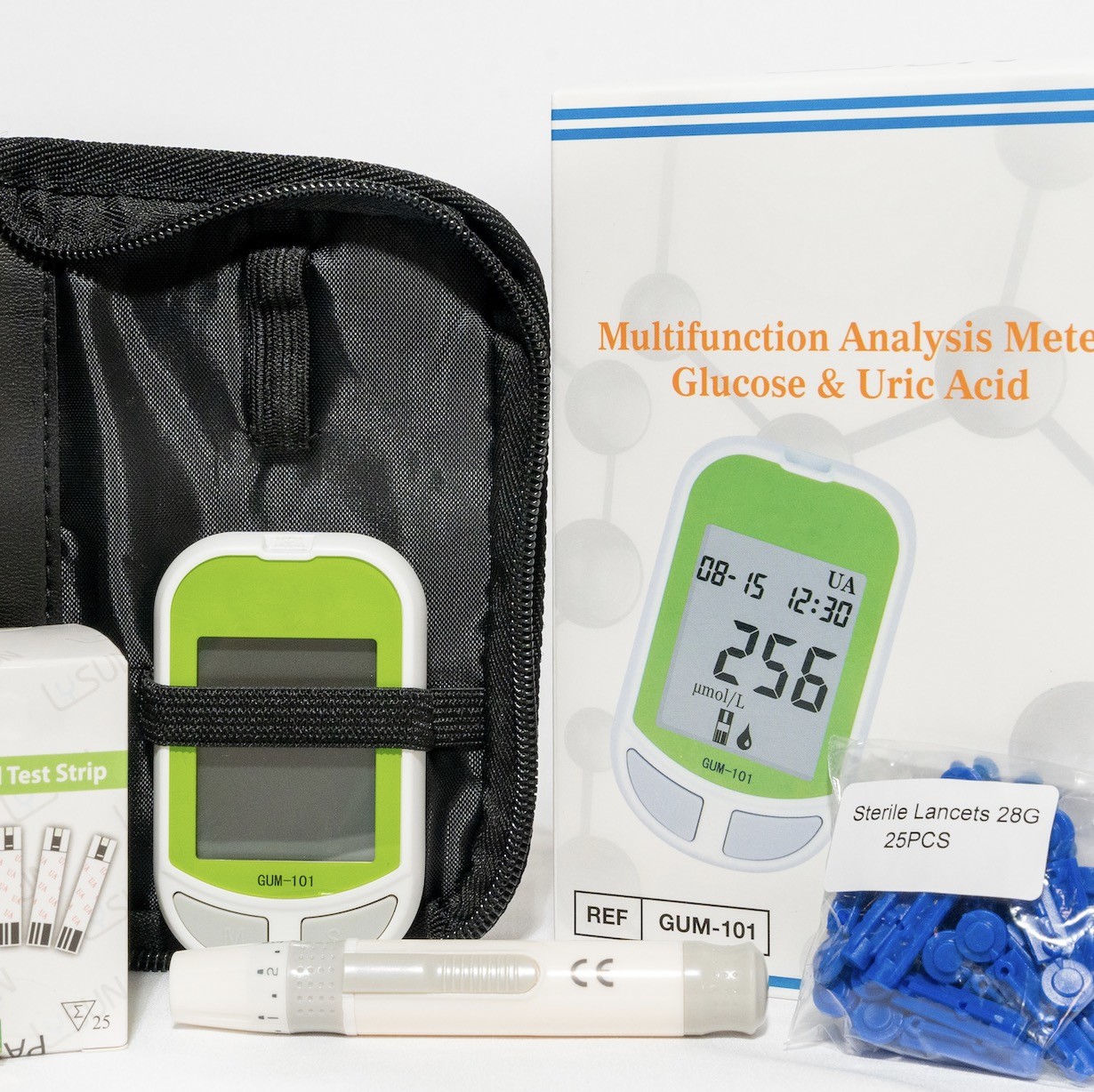 HZ GUM-101 Smart Data Analysis Blood Glucose Tester Uses Electrochemistry Method