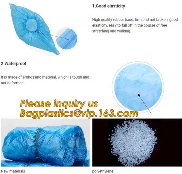 THICK DISPOSABLE,DUST-PROOF,CPE COATED,SMS BOOT COVER,NON WOVEN SHOE COVER,heavy duty polypropylene fabric shoes cover