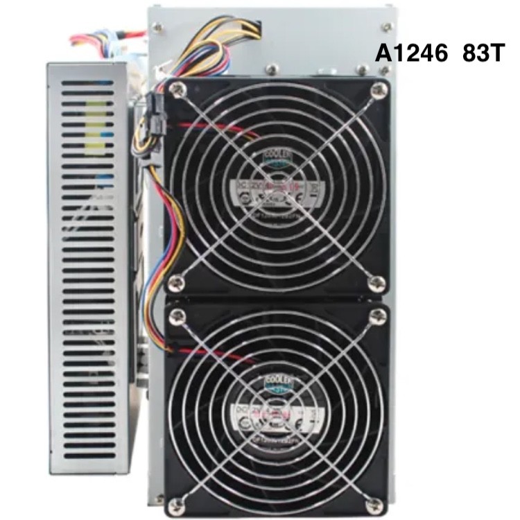 3425W 83th/S Canaan Avalonminer 1246 BTC Coin SHA256 Algorithm
