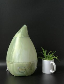 Household Drop - Shaped Led Aroma Ultrasonic Humidifier PP ABS Material