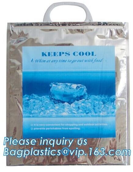 custom bulk waterproof large soft folding food delivery picnic lunch tote grocery cooler bag aluminum foil thermal bags