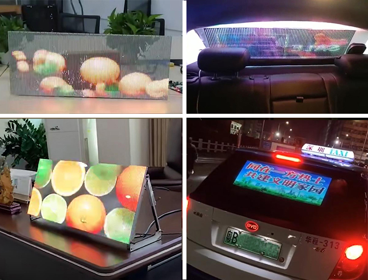 SMD1921 P2.6mm Creative LED Display Car Back Window Led Display