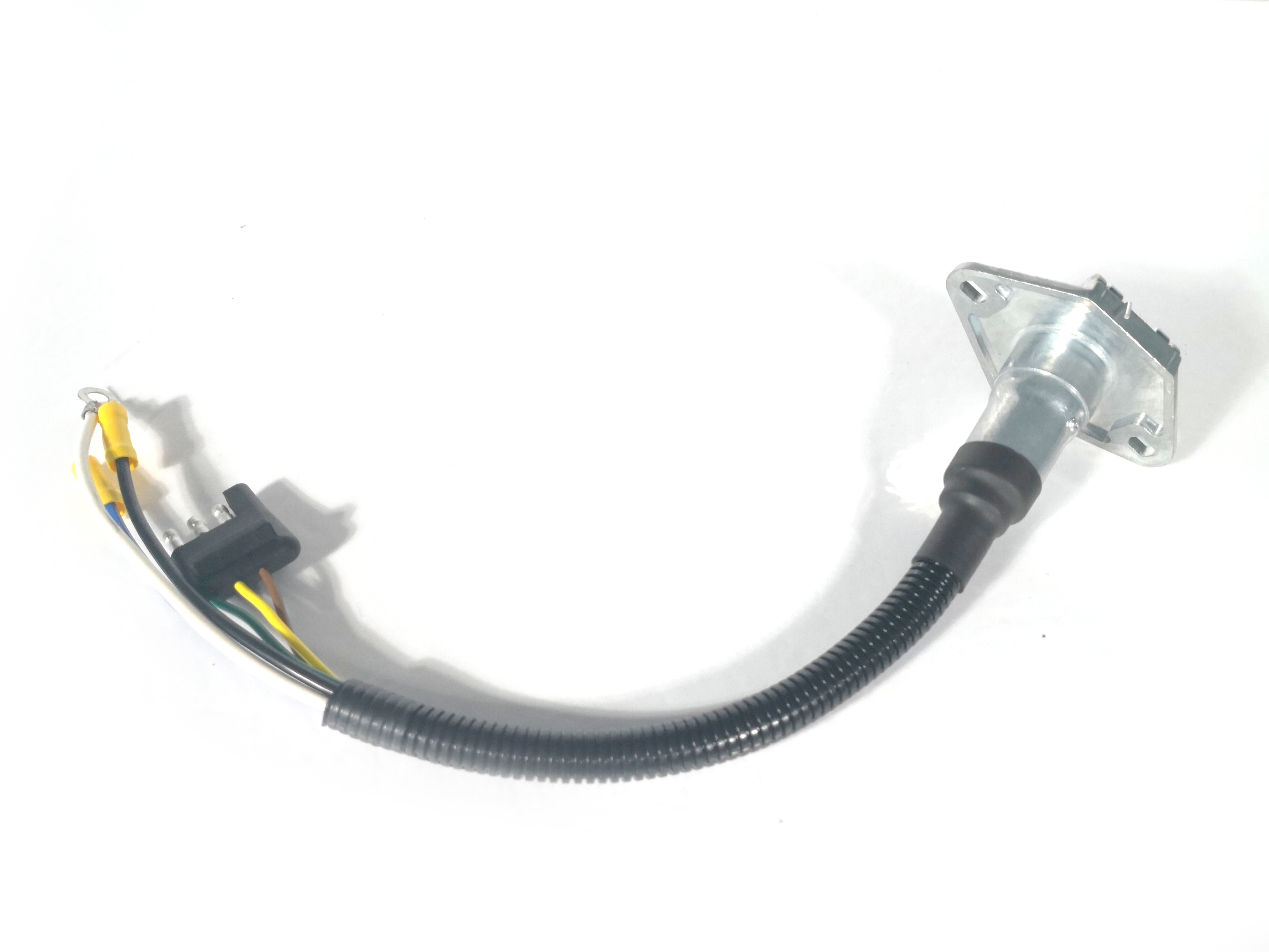 Round To Flat Trailer Light Connector Wiring IATF16949 Certification