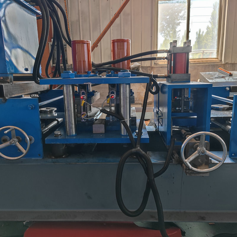 PLC Control System Steel Building Galvanized Self Lock Door Frame Roll Forming Machine