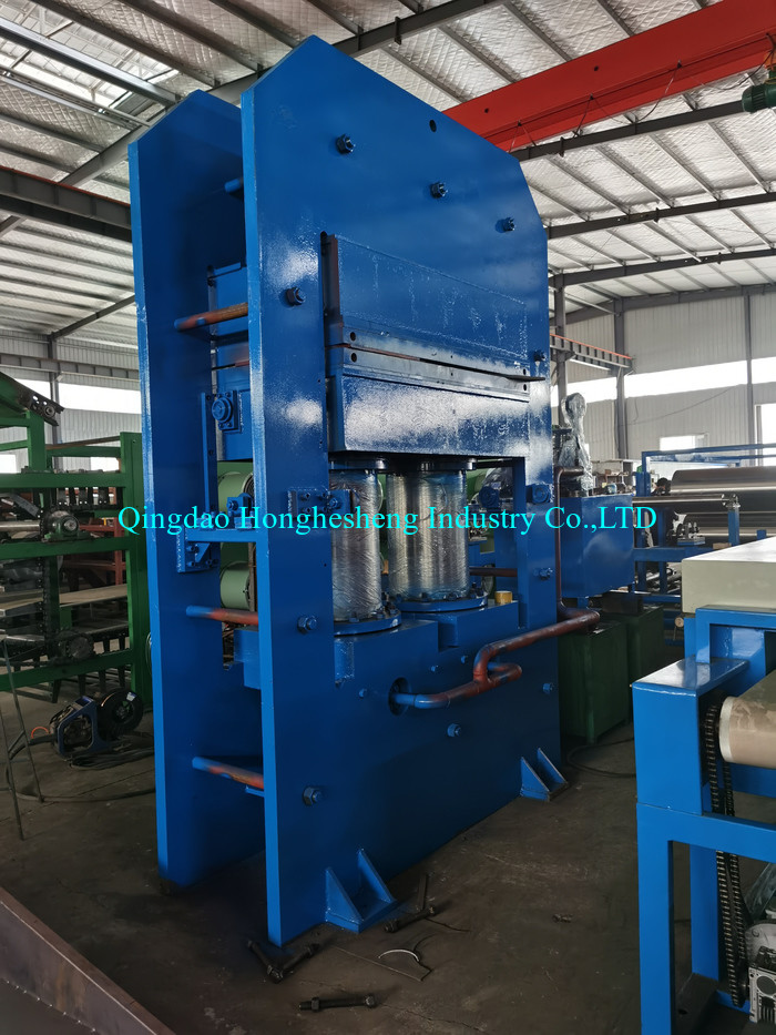 Rubber Bumper Plate Vulcanization Press Machine 300-2100mm
