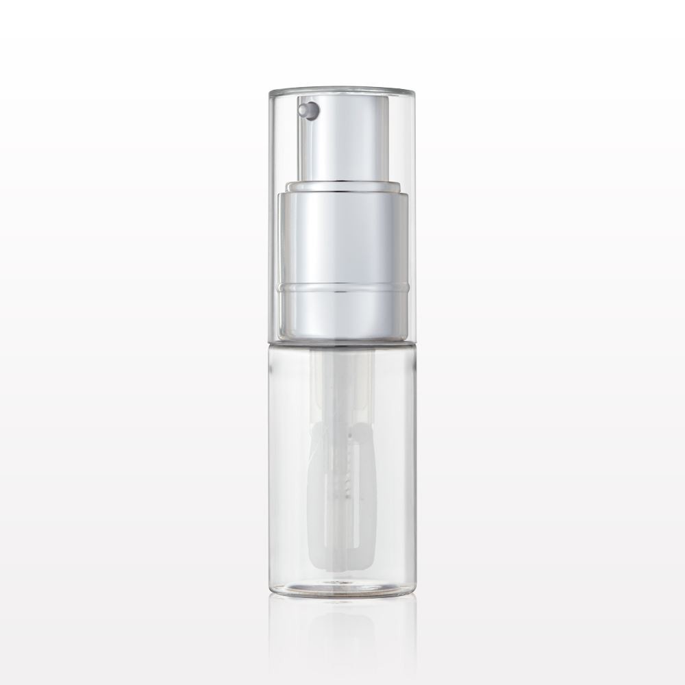 1.01oz 30ml Empty Fine Mist Dry Glitter Powder Spray Bottle Shiny Silver Gold Clear