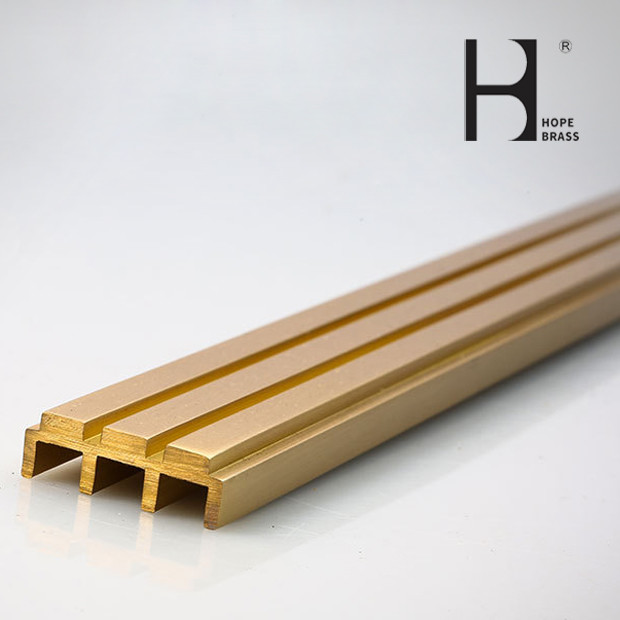 New Self Designed Anti-Slip Copper Stair / Flooring Non-Slip Nosing