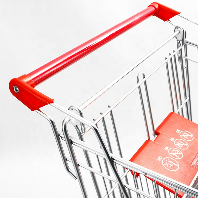 60L 450MM Grocery Shopping Trolley Cart With Wheels Metal Q235
