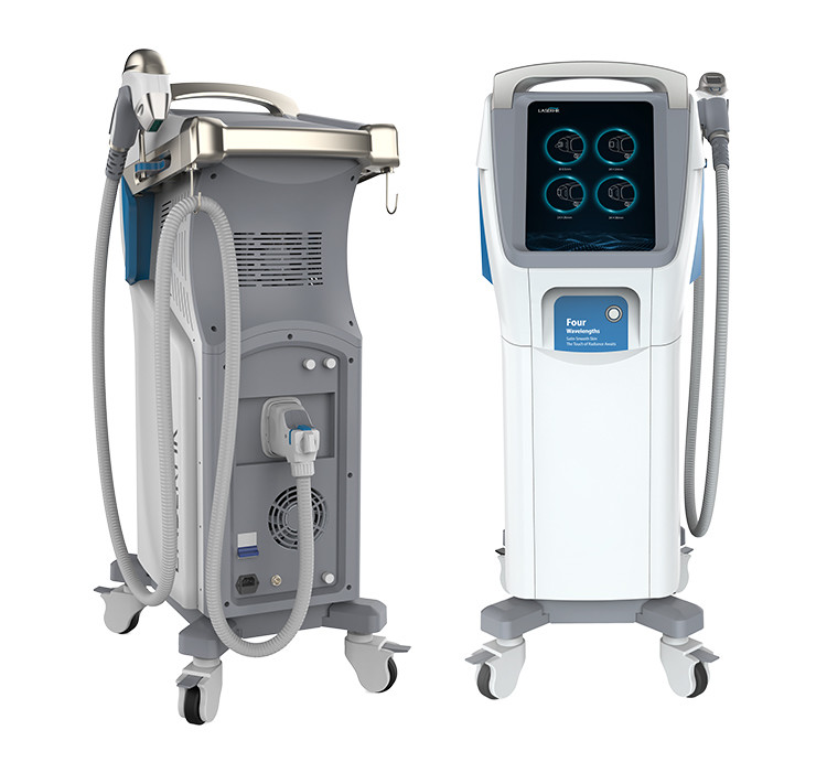 4 In 1 Permanent Diode Laser Hair Removal Machine High Power Adjustable Spot Size
